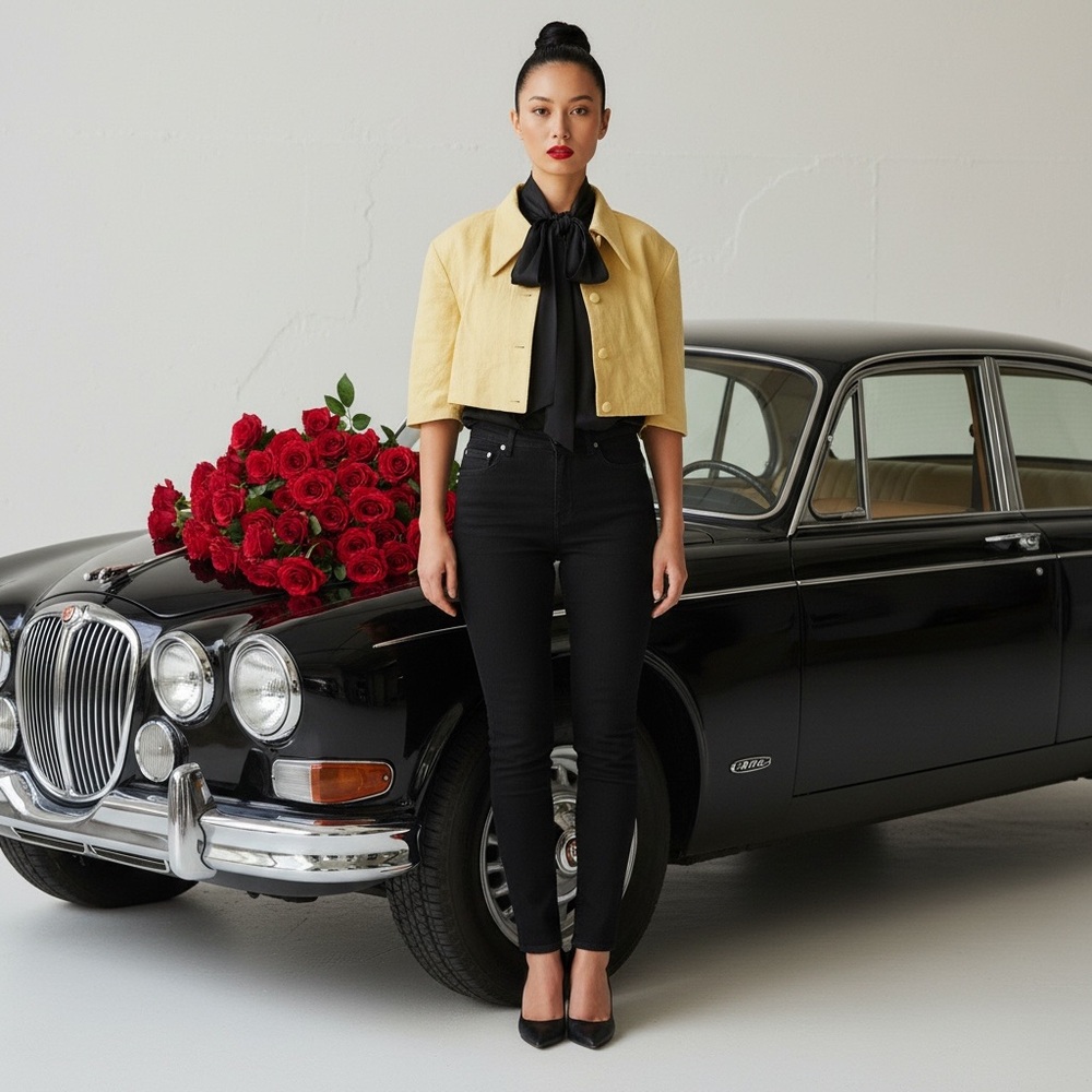 Vivienne Hu cropped vintage jacket